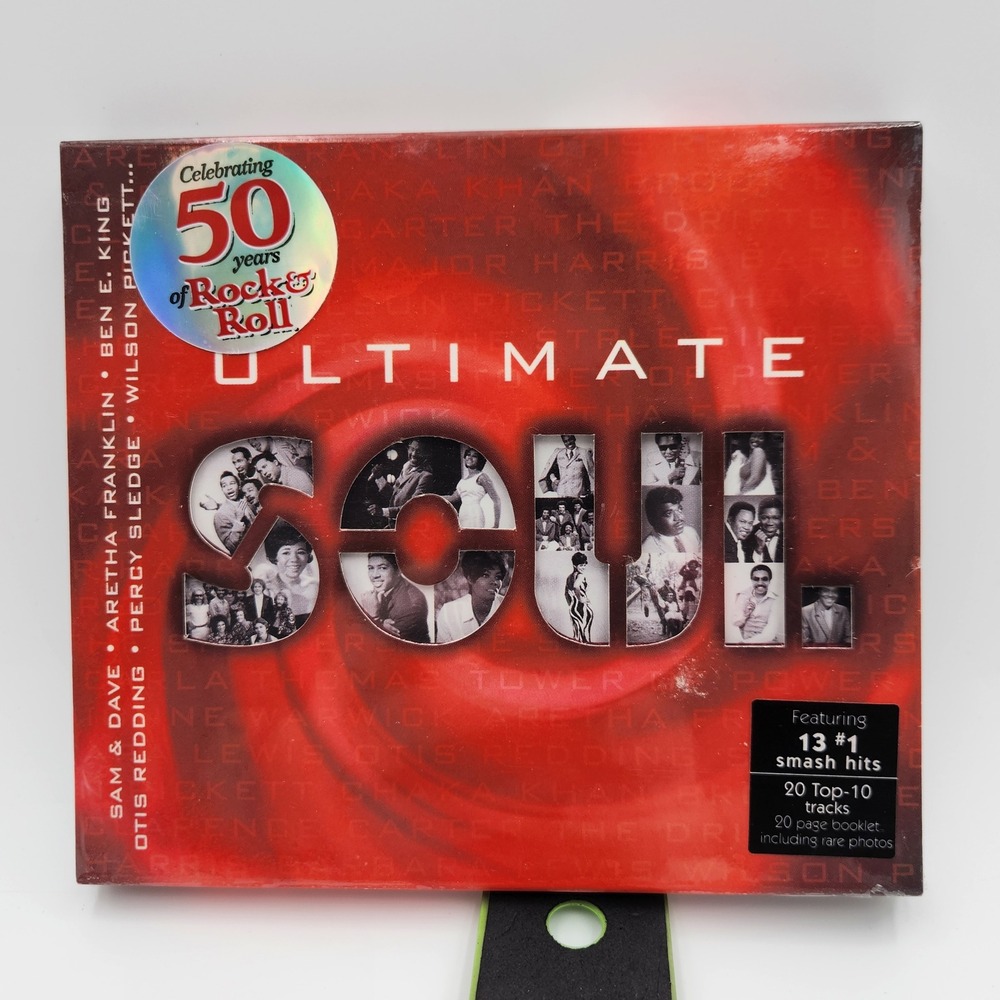 Ultimate Soul‎ CD 50 Years of Rock & Roll Compilation Sam & Dave Aretha...